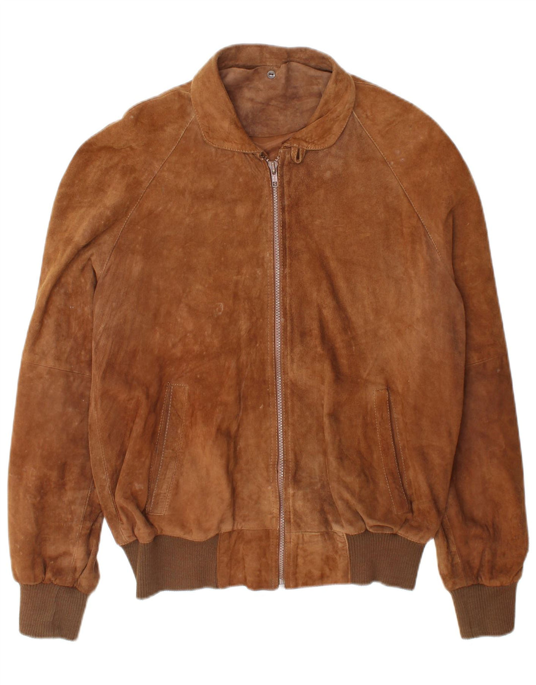 Bomber Vintage pentru bărbați din piele intoarsa IT 50 Large Brown
