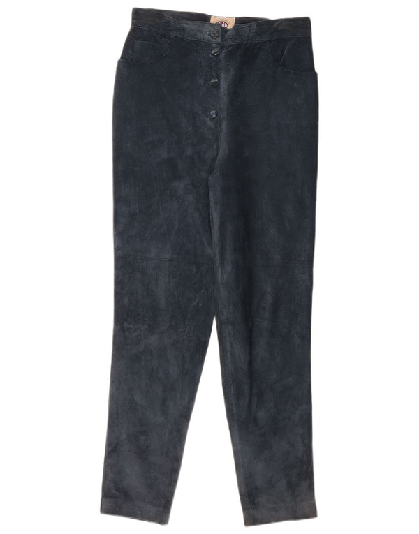 Nazareno Gabrielli Pantaloni conici pentru femei IT 44 Medium W28 L30 Bleumarin