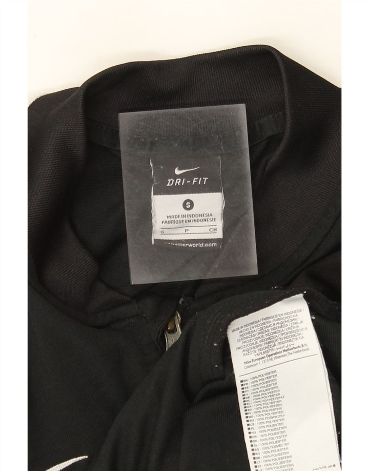 Jachetă de top pentru trening Nike Dri Fit pentru bărbați, negru, poliester color bloc
