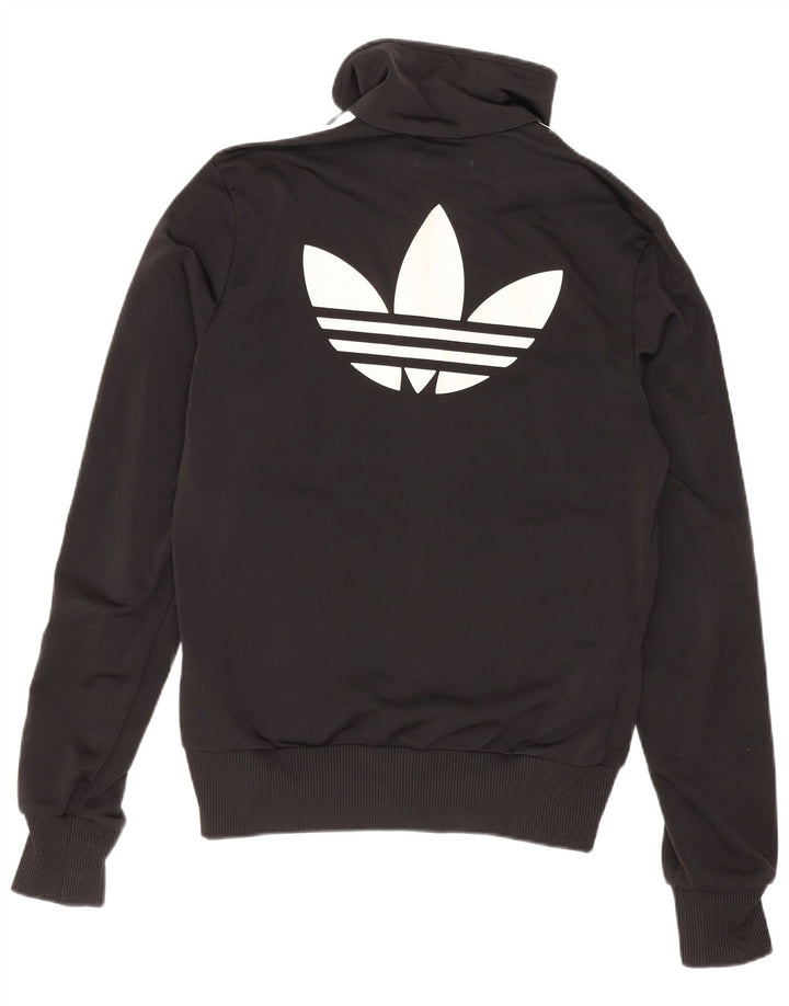 Jachetă de top pentru trening grafic Adidas pentru femei EU 36 Poliester negru mic