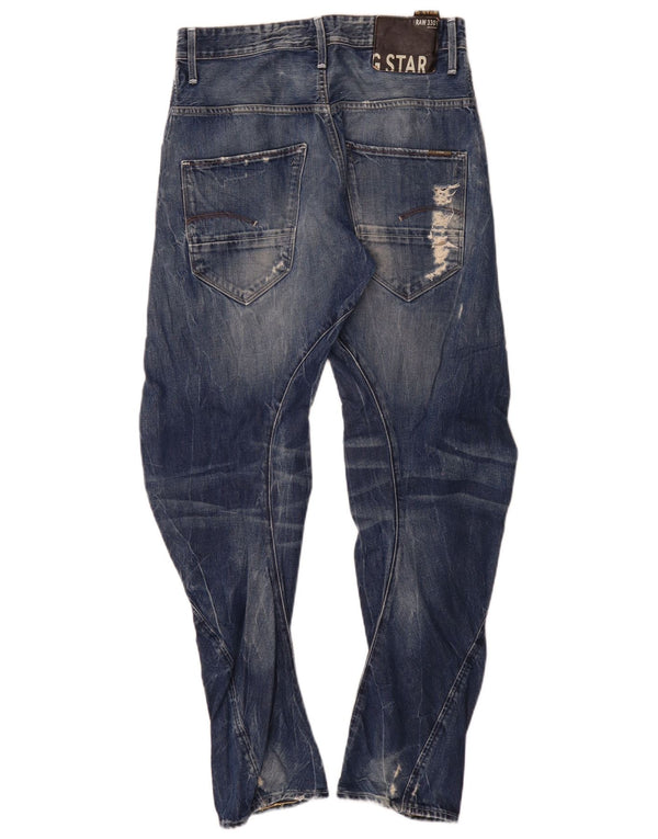 Blugi conici pentru bărbați Arc Distressed G-Star L30 L32 Bumbac albastru
