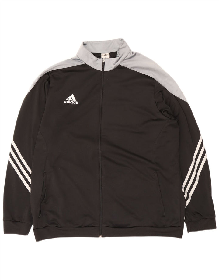 Jachetă de trening pentru bărbați Adidas, 2XL, negru, poliester