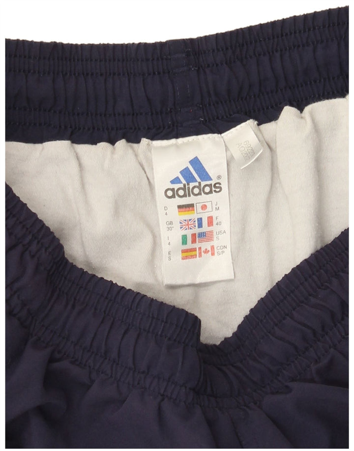 Pantaloni scurți sport Adidas pentru bărbați, poliester, albastru, mediu