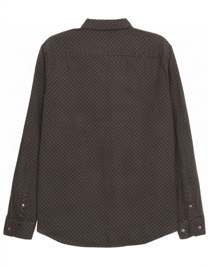 Cămașă Levi's Bărbați Mic Negru Geometric Bumbac