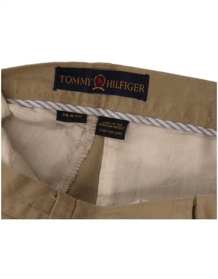 Pantaloni chino pentru bărbați Tommy Hilfiger L36 L30 kaki