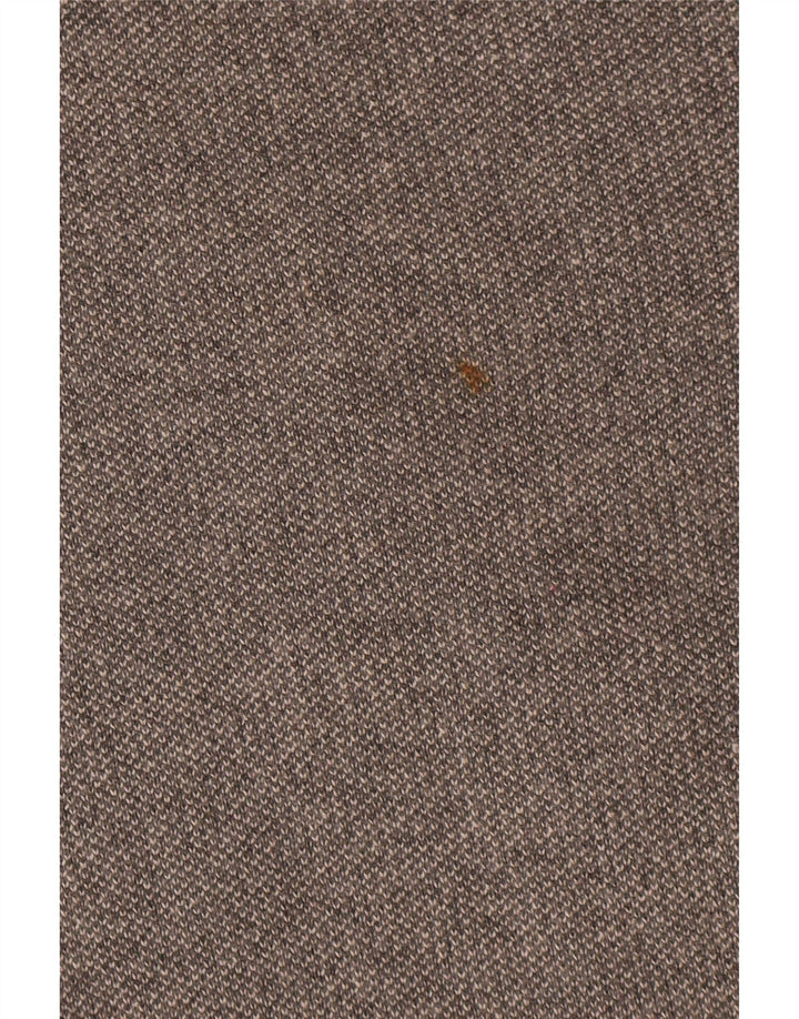 Pulover cardigan supradimensionat pentru femei cu mâneci 3/4 Massimo Dutti UK 10 mic gri