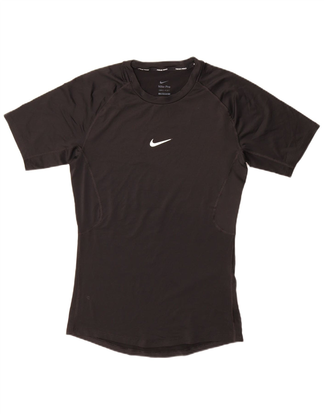 Tricou NIKE pentru femei Tight Fit Top UK 12 Poliester mediu negru