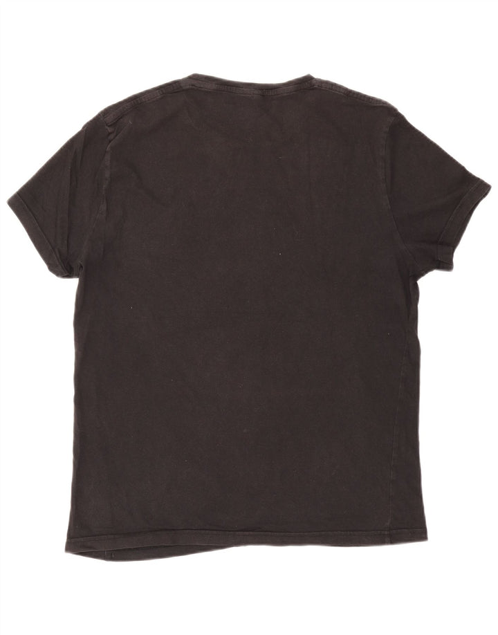 Tricou Jack Wills pentru bărbați Top mediu din bumbac negru