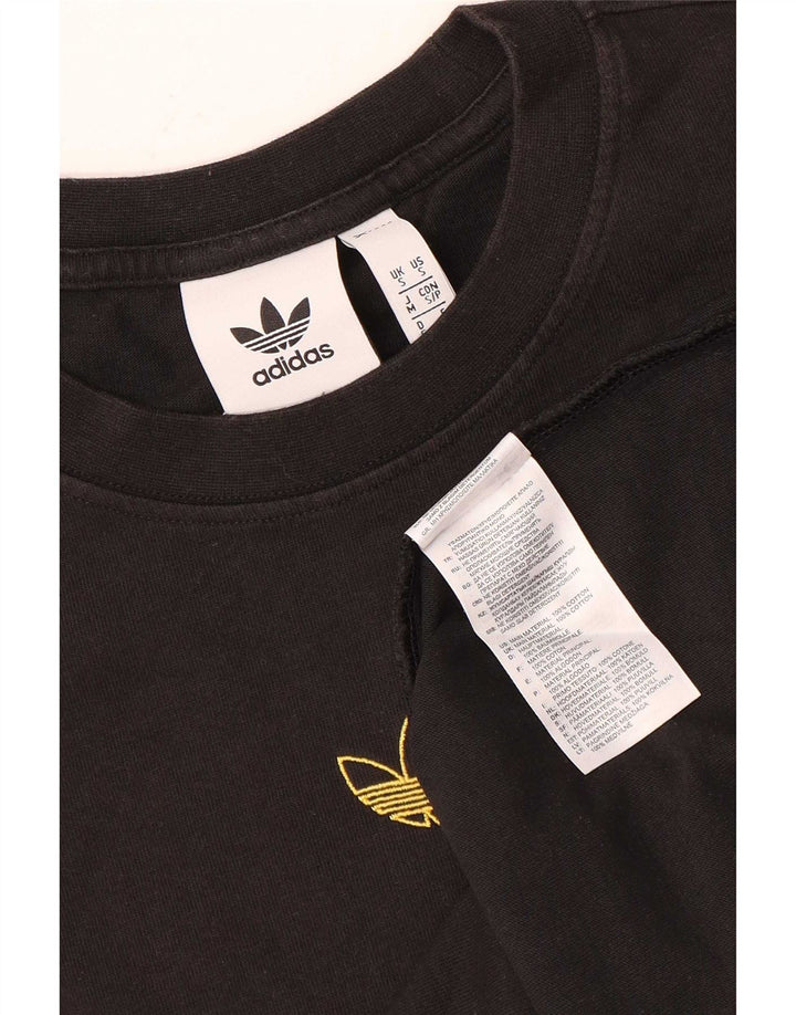 Tricou pentru bărbați Adidas Top mic, negru, bumbac