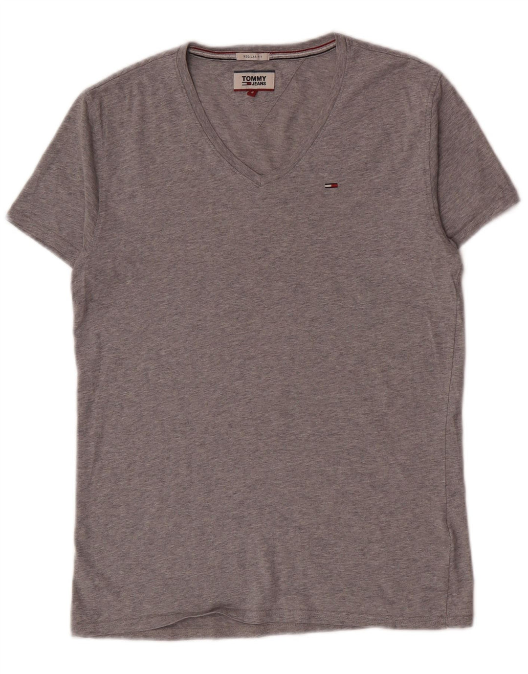 Tricou Tommy Hilfiger pentru bărbați Top mic, gri, bumbac