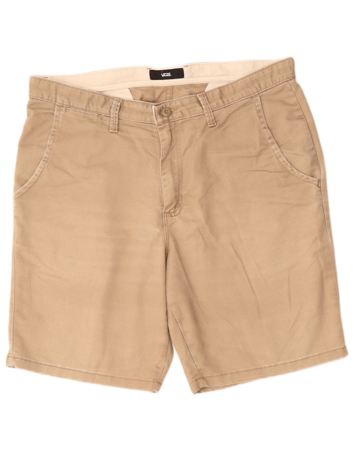 Pantaloni scurți chino pentru bărbați Vans W36, bumbac, bej, mari