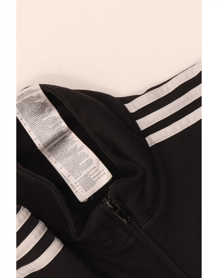 Trening pentru bărbați Adidas Top Jachetă Mic Negru Bumbac