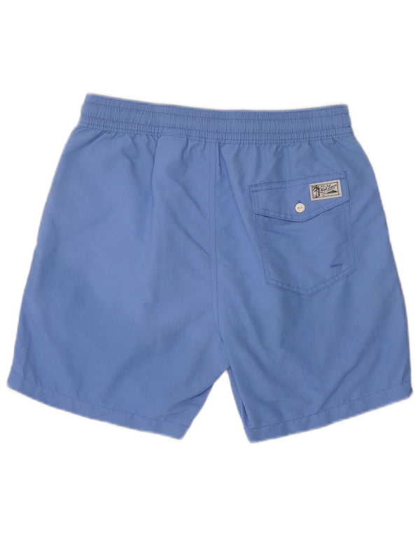 Pantaloni scurți de înot Polo Ralph Lauren pentru bărbați, nailon mic, albastru