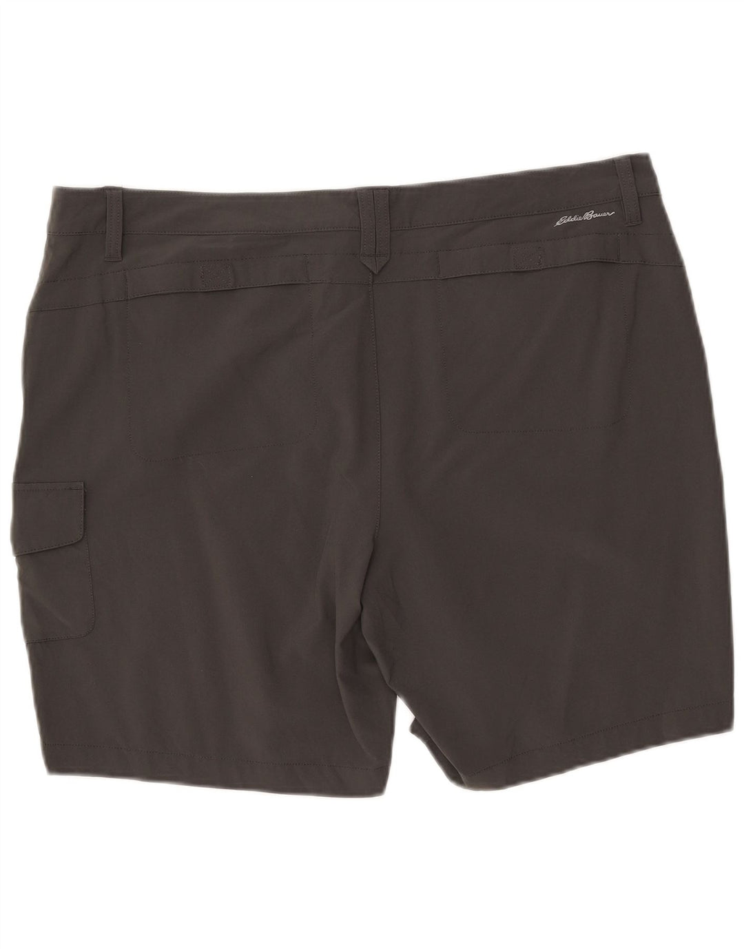 Pantaloni scurti cargo pentru femei Eddie Bauer US 18 2XL W40 poliester gri