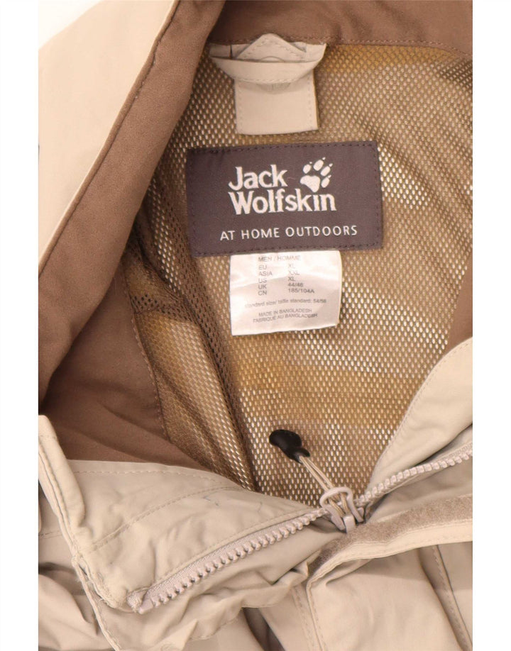 Jack Wolfskin jachetă de ploaie pentru bărbați UK 44/46 XL bej poliamidă color bloc
