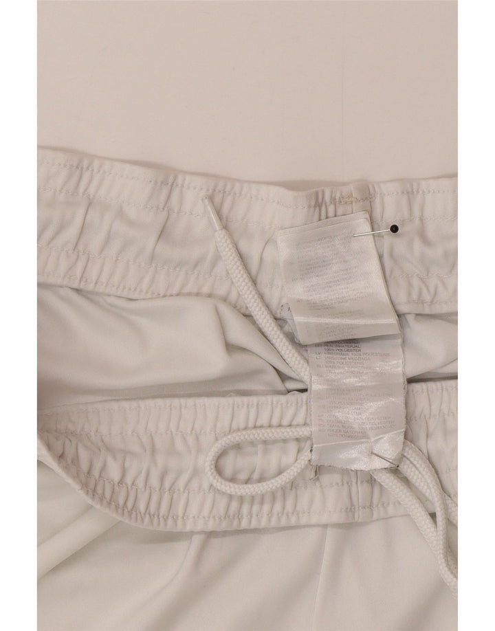 Pantaloni scurți sport pentru bărbați Adidas Climalite, mari, alb, din poliester