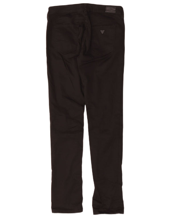 Blugi Guess pentru femei Nicole Skinny W29 L30, bumbac negru