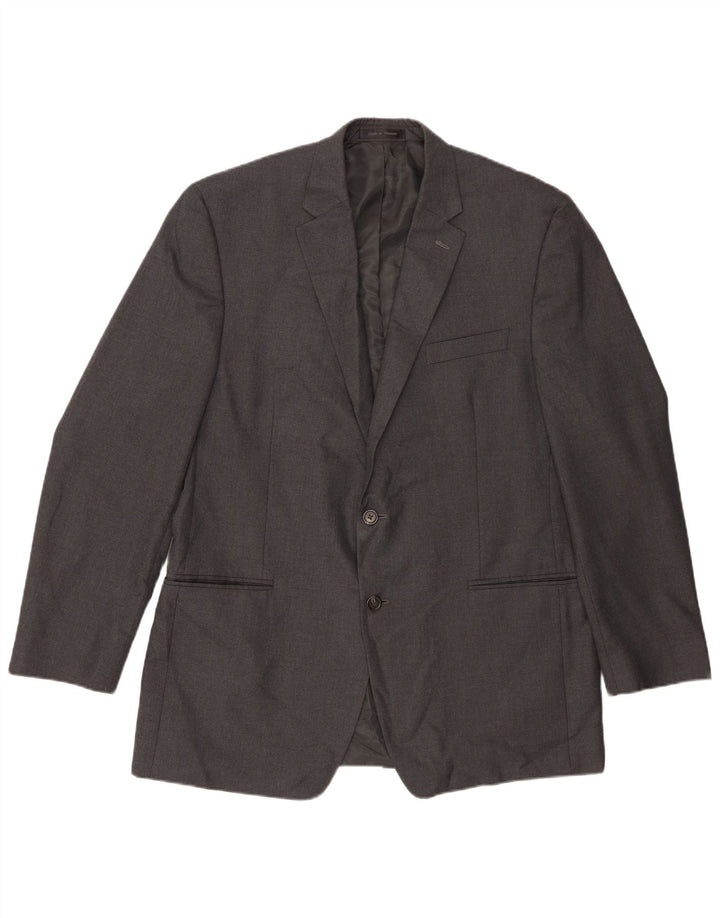 Jachetă Blazer pentru bărbați Chaps cu 2 nasturi UK 44 2XL Poliester gri