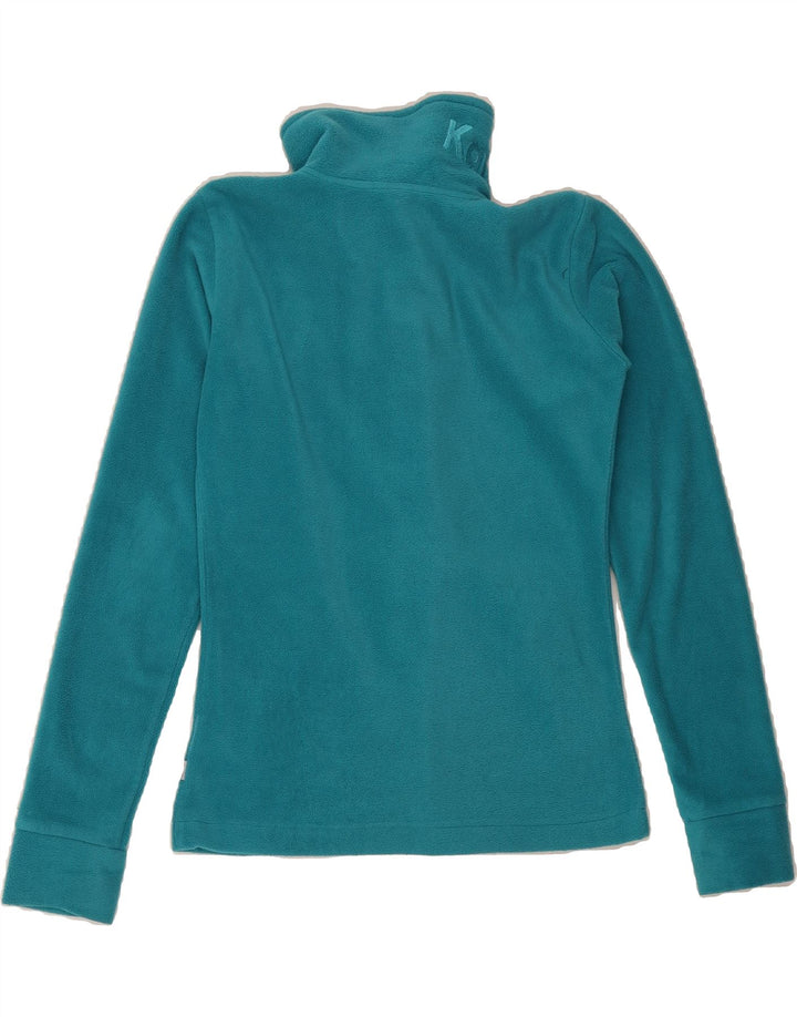 KANGAROOS Girls Fleece Jacket 14-15 Years Blue Polyester Vintage Kangaroos and Second-Hand Kangaroos from Messina Hembry 