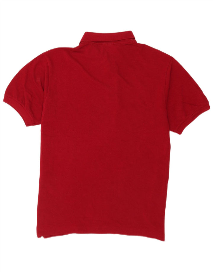 Tricou polo Lacoste pentru bărbați, mărimea 5, bumbac roșu mare