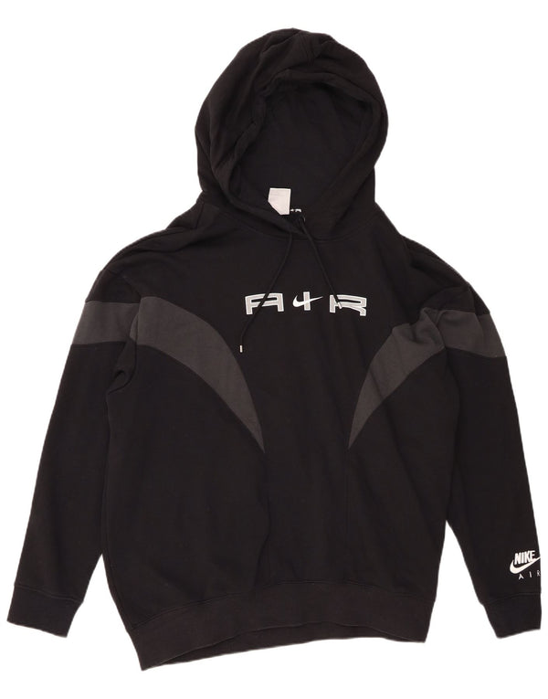 Pulover Nike pentru bărbați Graphic Loose Fit, bumbac colorblock mediu, negru