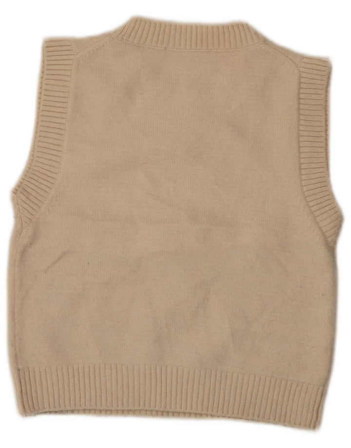 Zara femei Crop Vest Tank Top UK 10 Mic Bej