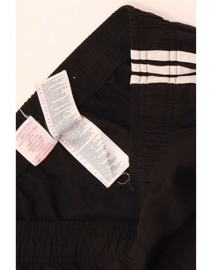 Pantaloni scurți sport adidas băieți 15-16 ani poliester negru