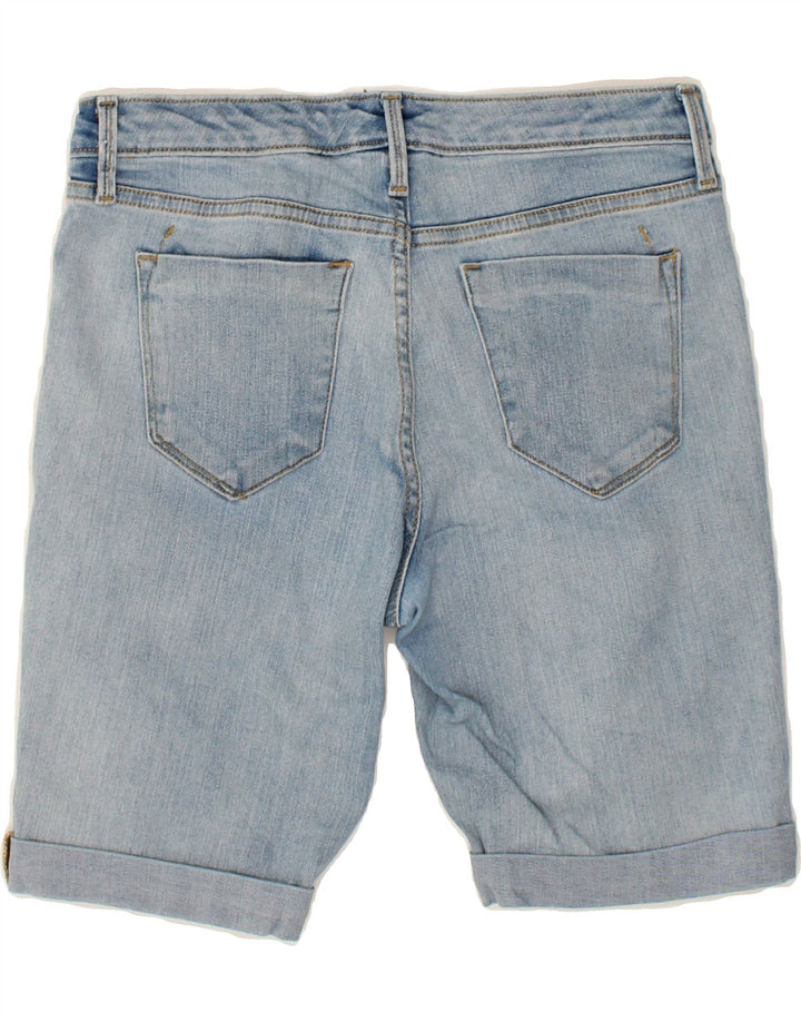 MOSSIMO Womens Distressed Mid Rise Denim Shorts US 6 Medium W28  Blue Vintage Mossimo and Second-Hand Mossimo from Messina Hembry 