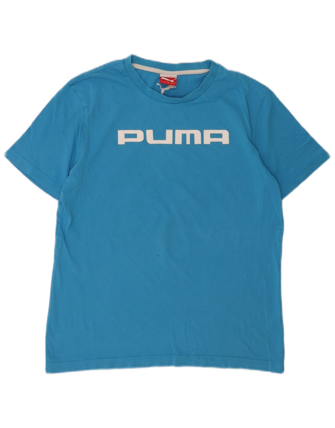 Tricou grafic PUMA pentru bărbați Top mic, albastru, bumbac