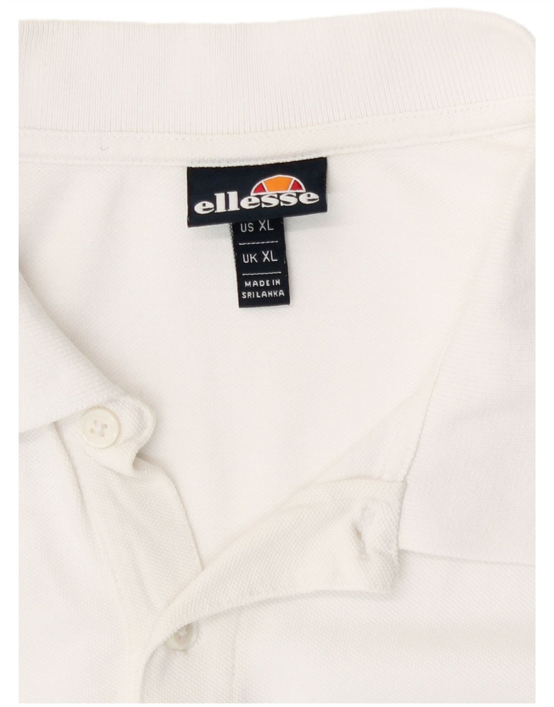 Tricou polo pentru bărbați Ellesse, bumbac alb XL