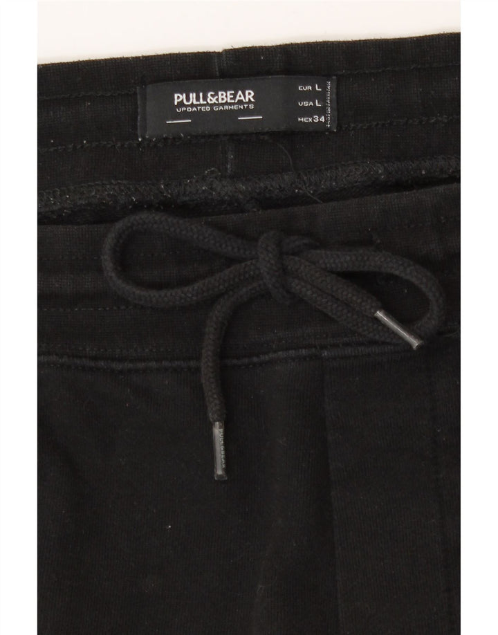 Pantaloni scurți sport pentru bărbați Pull & Bear, mari, negri