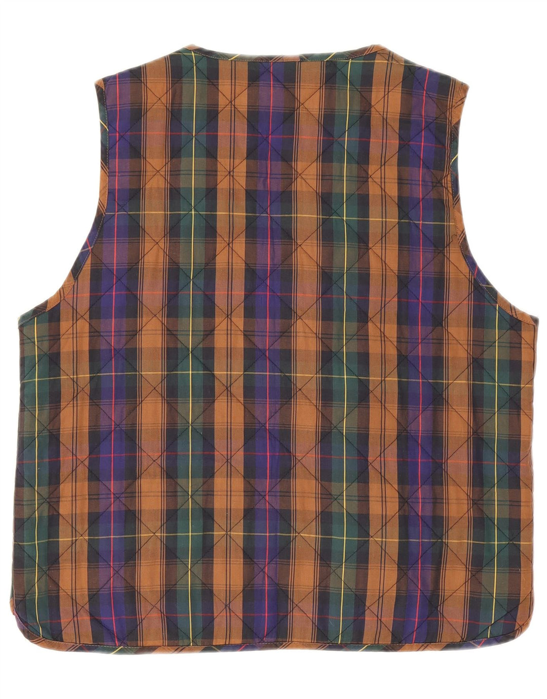 Și Gilet matlasat pentru femei UK 14, mare, multicolor, carouri