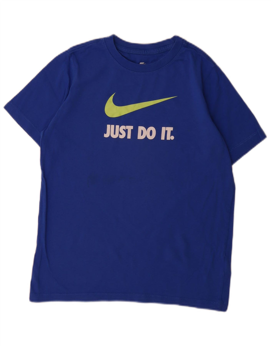 Tricou grafic pentru băieți NIKE Top 13-14 ani XL Bumbac albastru