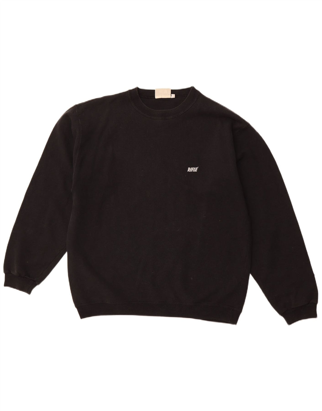 RIFLE Hanorac pentru bărbați Jumper XL Bumbac negru