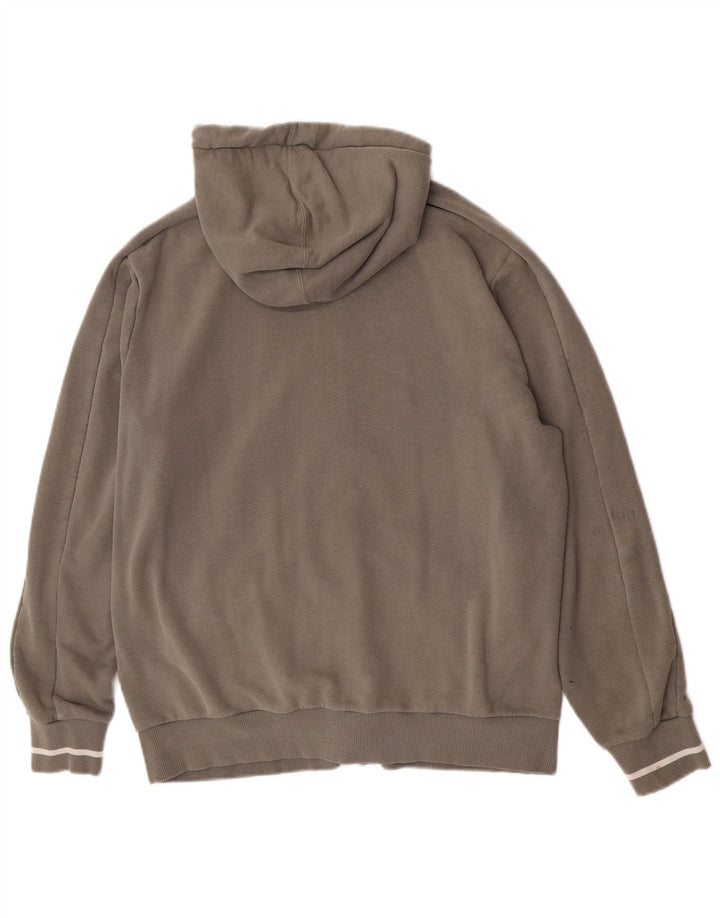 Pulover Puma Graphic Zip pentru bărbați, bumbac mediu kaki
