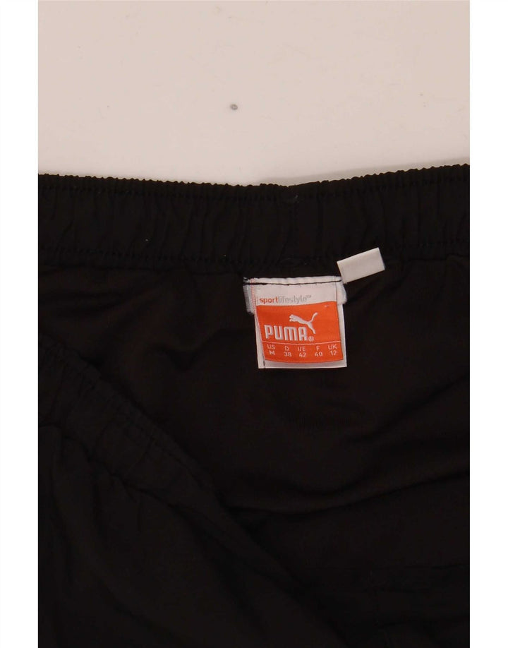 Pantaloni scurti sport Puma pentru femei UK 12 Medium Black Colorblock