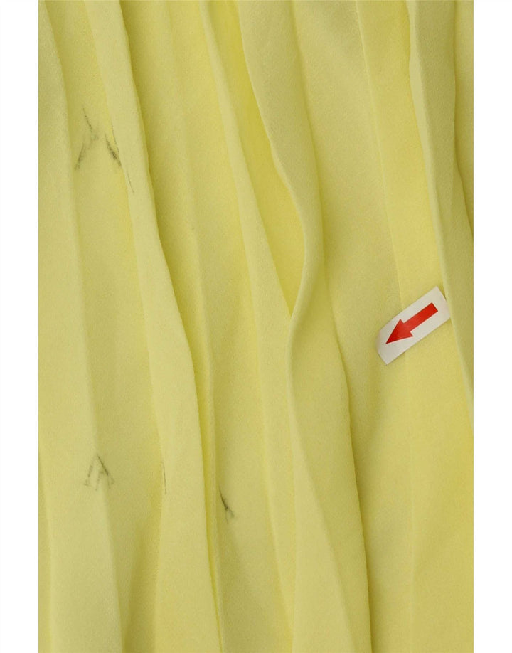 Rochie Maxi fără mâneci pentru femei Zara UK 12 Galben mediu