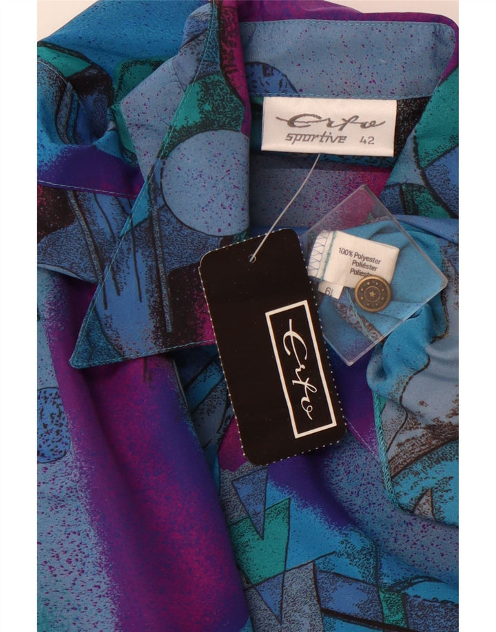 Cămașă pentru femei ERTO cu model abstract EU 42, mare, albastru, poliester