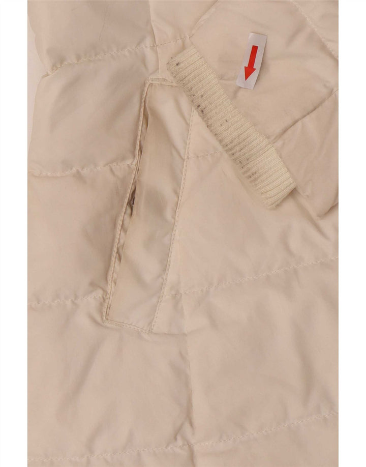 Palton căptușit cu glugă pentru femei Tommy Hilfiger UK 6 XS poliester alb