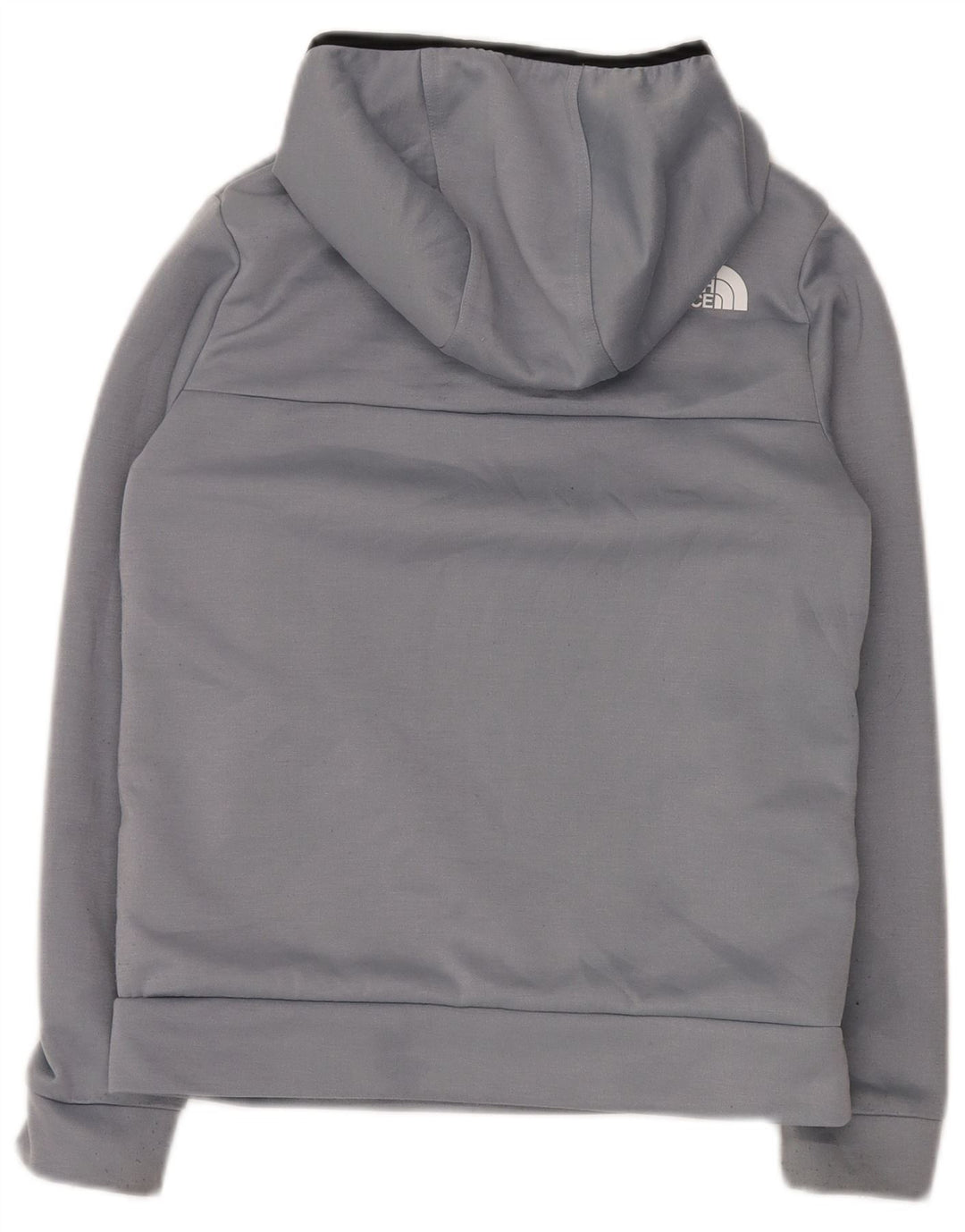 The NORTH FACE Pulover cu glugă cu fermoar cu grafic pentru băieți 14-15 ani XL gri