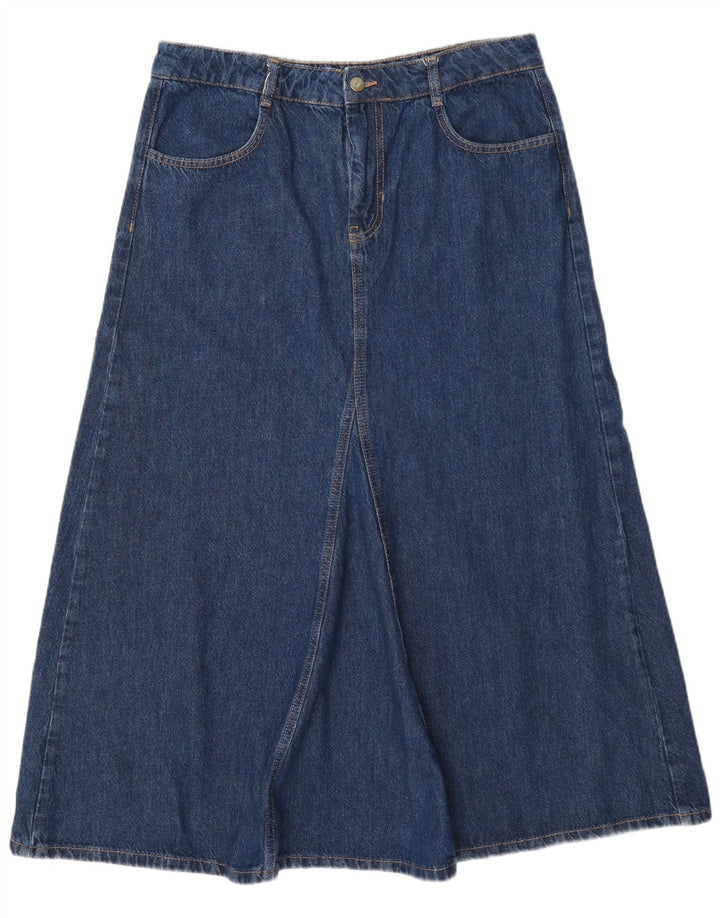 Fusta de blugi pentru femei Zara mare W30 albastru