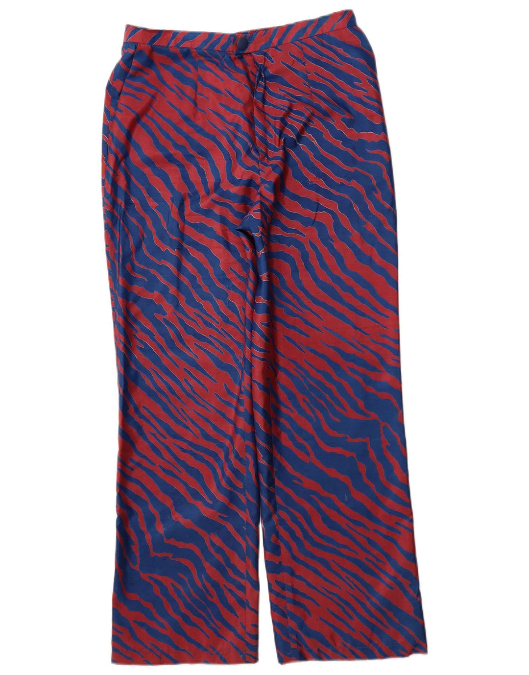 Pantaloni chino drepți pentru femei VINTAGE L30 L29 cu dungi albastre