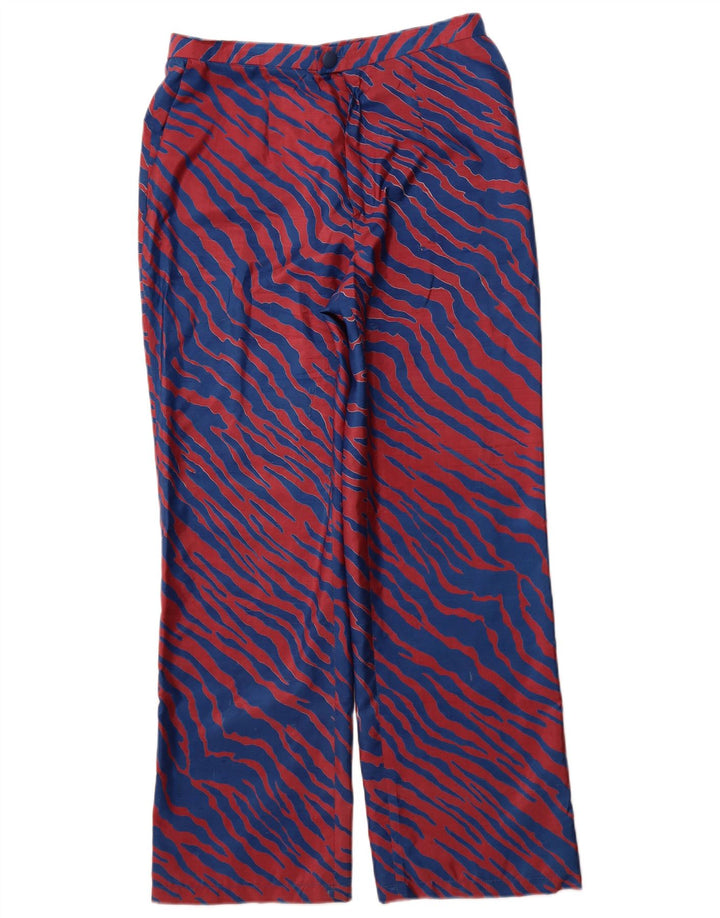 Pantaloni chino drepți pentru femei VINTAGE L30 L29 cu dungi albastre