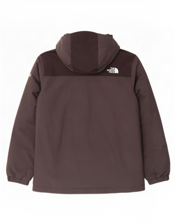 Jachetă de ploaie cu glugă pentru bărbați The North Face UK 40, mare, gri, nailon color bloc