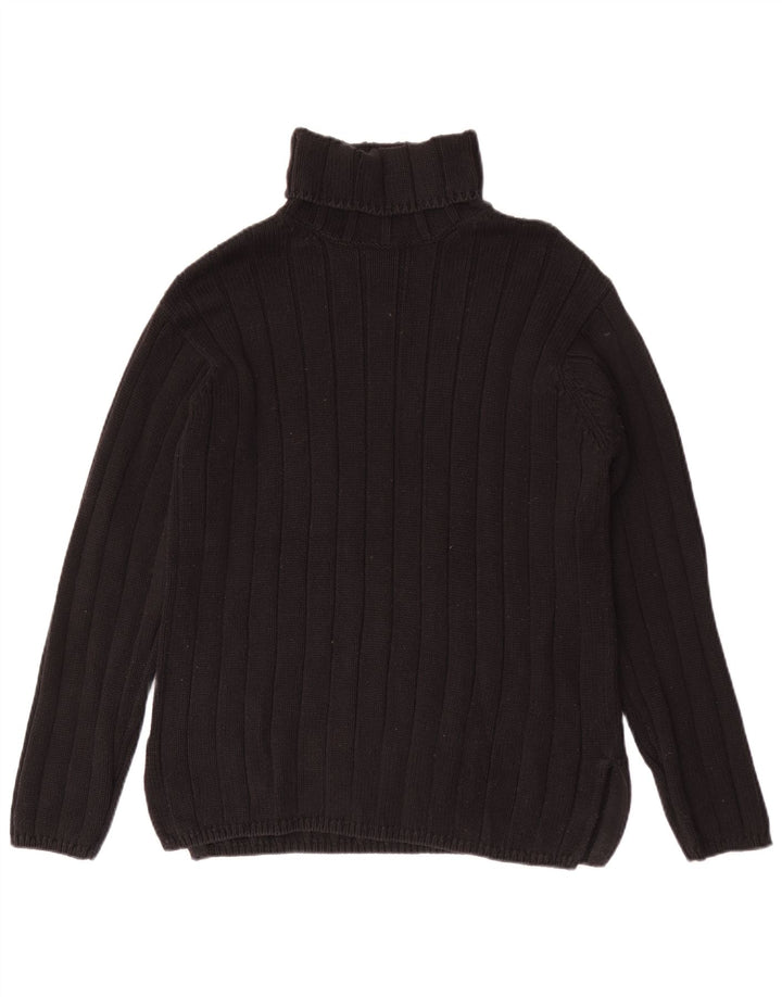 Pulover cu gât rulat pentru femei Gap UK 14 Bumbac mediu negru