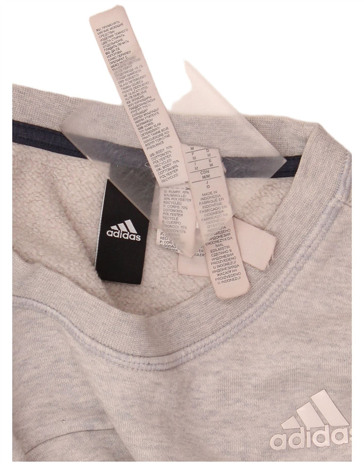 Hanorac pentru bărbați Adidas Jumper Medium Gri Bumbac
