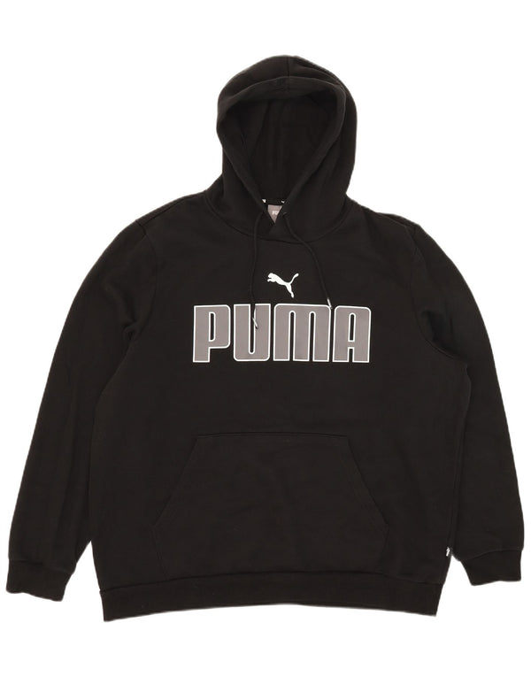 Puma Graphic Hoodie Jumper XL bumbac negru pentru bărbați