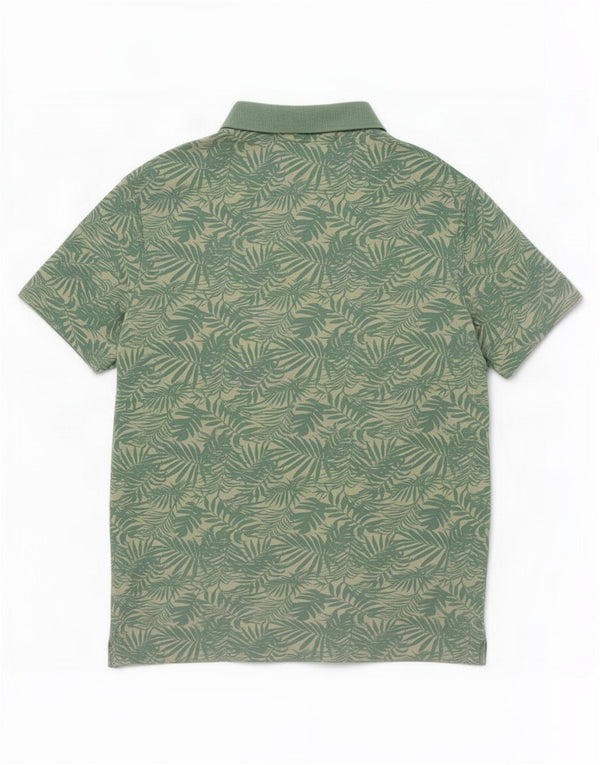 Cămașă polo pentru bărbați Mountain Warehouse XL, bumbac floral verde