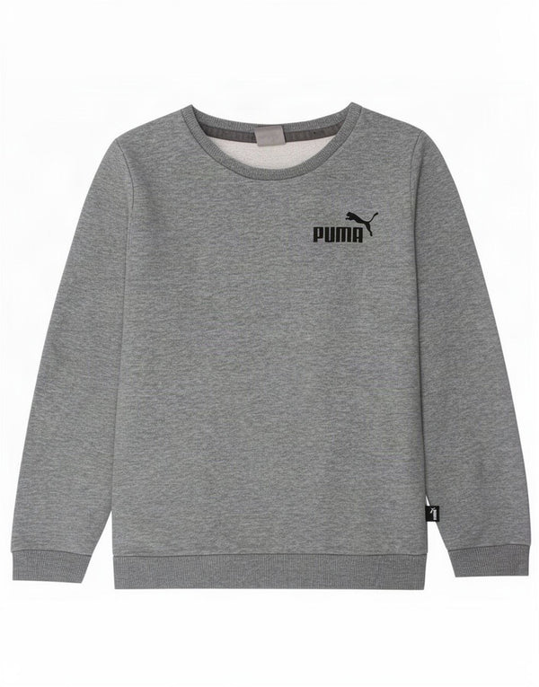 Pulover Puma pentru băieți, 7-8 ani, bumbac cu pete gri