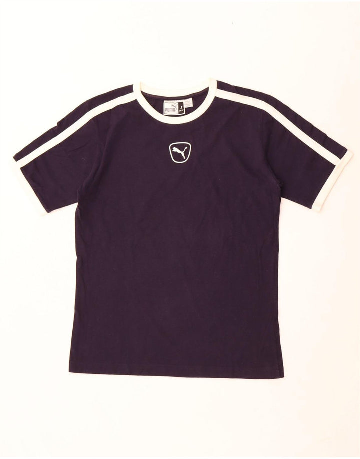 Tricou pentru bărbați Puma Top mic din bumbac bleumarin